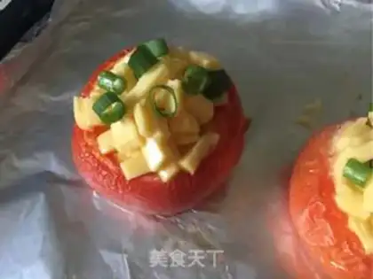 Make Cheese and tomato eggs step 10