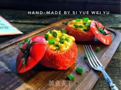 Make Cheese and tomato eggs step 12