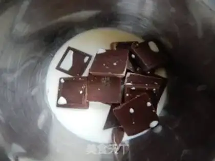 Make Double mousse cake step 1