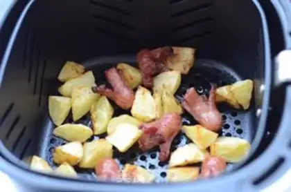 Make octopus sausage roasted potatoes step 5