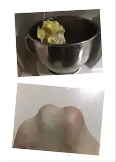 Make Rice cream toast step 3