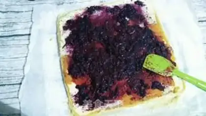 Make Blueberry rolls step 11