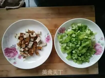 Make Celery with beans step 1