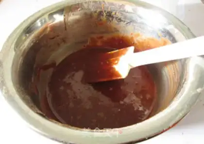 Make Chocolate donut cake step 5