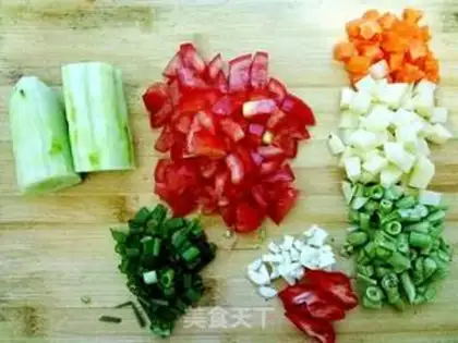 Make Flying noodles step 1
