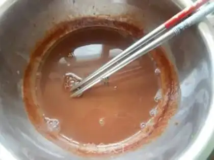 Make Double mousse cake step 9
