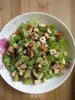 Make Celery with beans step 4