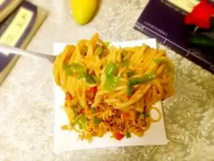Make Flying noodles step 3