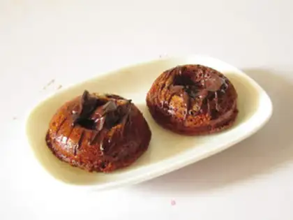 Make Chocolate donut cake step 11