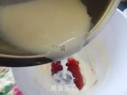Make Double mousse cake step 16