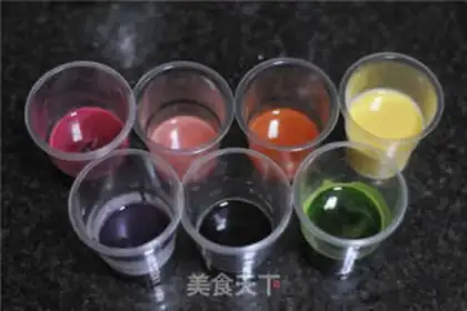 Make Vegetable juice rainbow donuts step 15