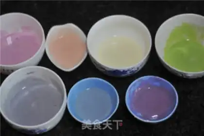 Make Vegetable juice rainbow donuts step 19
