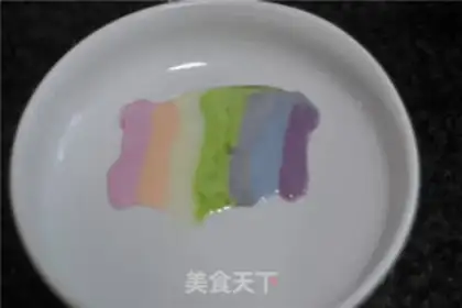 Make Vegetable juice rainbow donuts step 20
