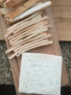 Make Cheese bacon toast step 1