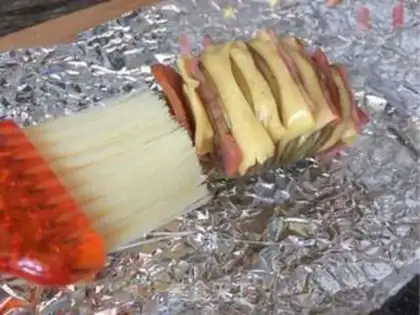Make Cheese bacon potatoes step 9