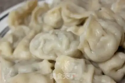 Make Soybeans pork dumplings step 12