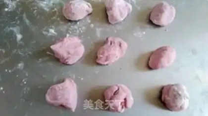 Make A mini bag of potato coconuts step 9
