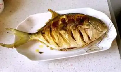 Make Dry-burned fish step 3