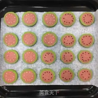 Make Silly watermelon crackers step 12