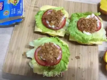 Make Pumpkin burger step 21