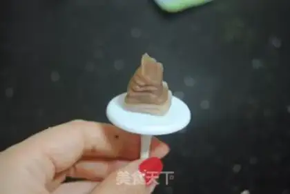 Make A bouquet cake step 18