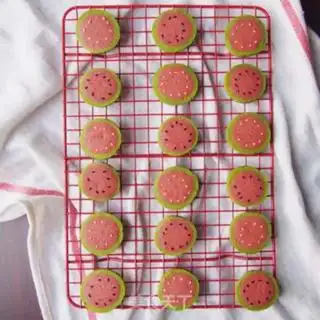Make Silly watermelon crackers step 13