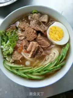 Make Cream beef noodles step 8