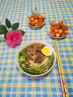 Make Cream beef noodles step 9