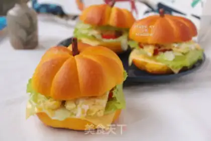 Make Pumpkin burger step 24