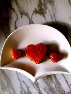 Make A cake with a heart step 5