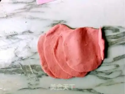 Make Pink roses step 8