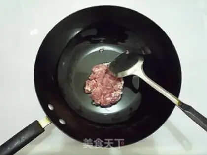 Make Puffed rice for mushroom tofu step 3