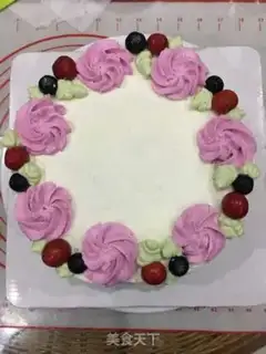 Make Rose vortex cake step 20