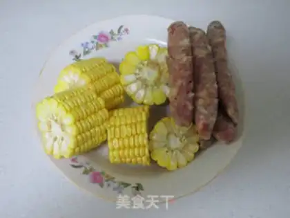 Make The flower sausage step 2