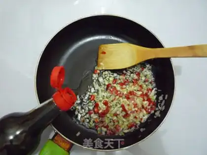 Make Garlic fan silk melon step 7