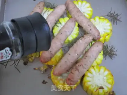 Make The flower sausage step 5