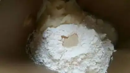 Make The potato flower bread step 4