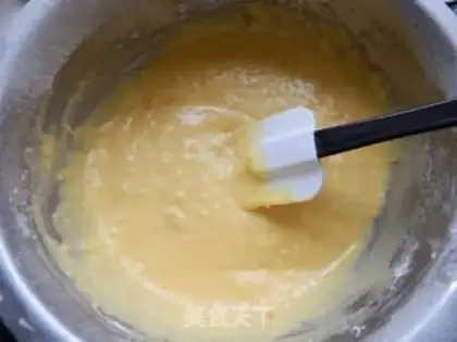 Make Yellow mango cake step 3