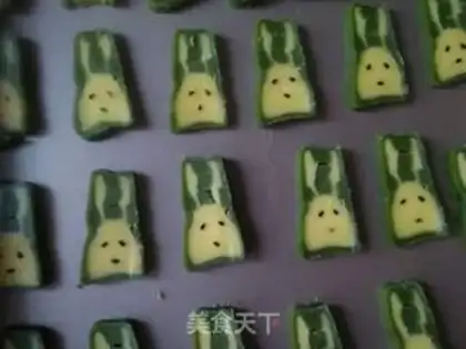 Make Tea rabbit cookies step 12
