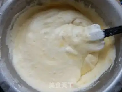 Make Yellow mango cake step 5