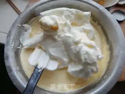 Make Yellow mango cake step 6