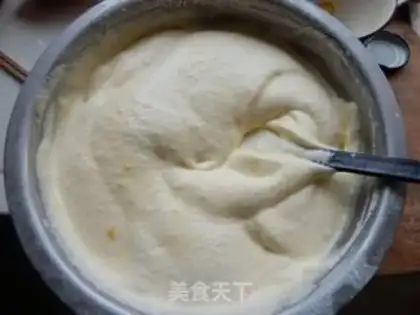 Make Yellow mango cake step 7