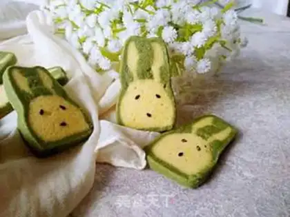 Make Tea rabbit cookies step 16