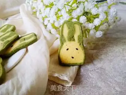 Make Tea rabbit cookies step 17