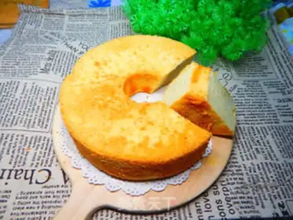 Make Yellow mango cake step 15