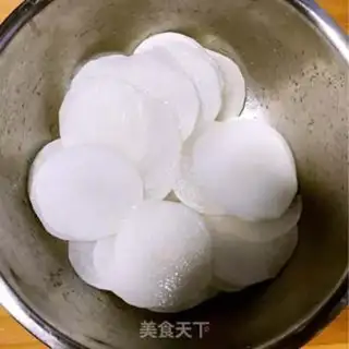 Make Orange sweet radish step 1