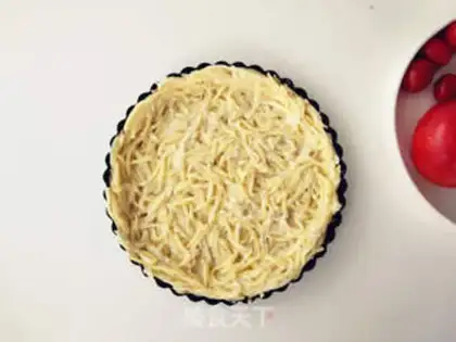 Make Vegetable potato pizza step 2