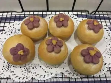 Make The little bread of the potato flower step 19