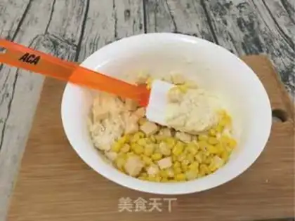 Make Corn cheese scon step 4