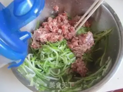 Make Porridge meat buns step 6
